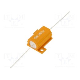 10 pcs : AHP5W-39RJ - Resistor: wire-wound, with heatsink, 39Ω, 5W, ±5%, 50ppm/°C, axial