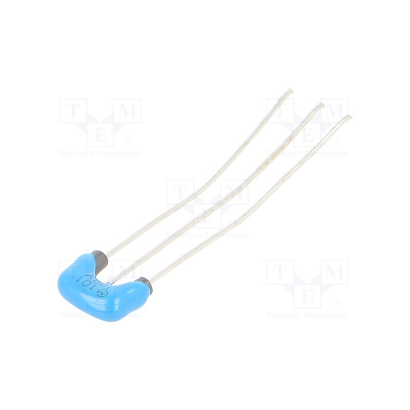 50 pcs : DSS1NB32A101Q91A - Filter: anti-interference, 100V, 100pF, THT, ±10%