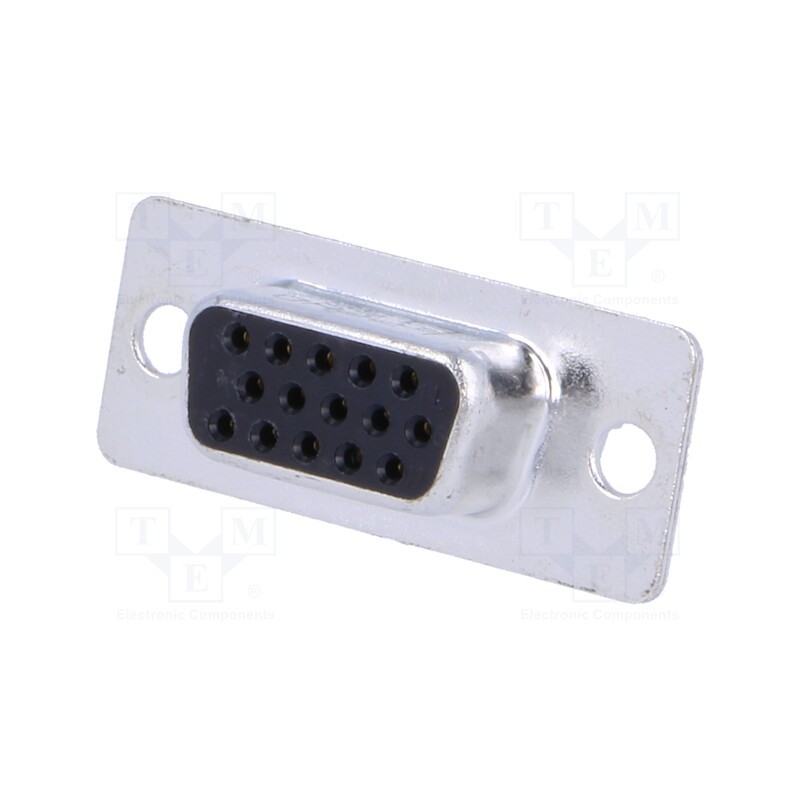 10 pcs : L77HDE15S - D-Sub HD, PIN: 15, plug, female, for cable, soldering