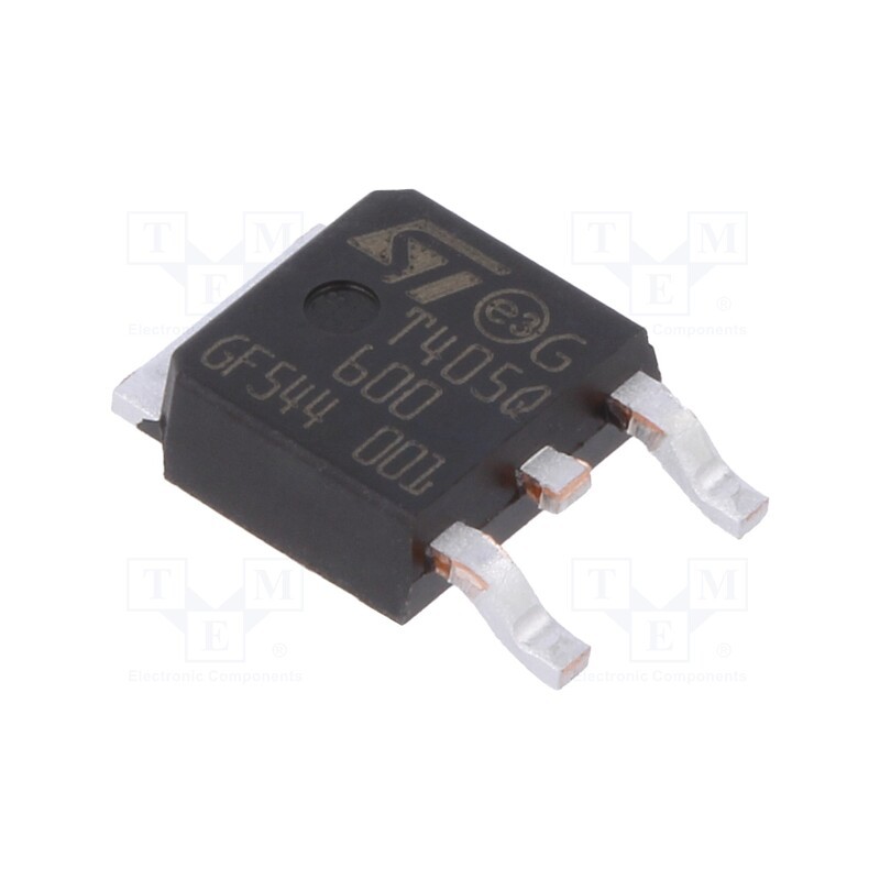 10 pcs : T405Q-600B-TR - Triac, 600V, 4A, DPAK, Igt: 5mA