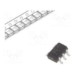 50 pcs : MC74VHC1G01DFT1G - IC: digital, NAND, Ch: 1, IN: 2, CMOS, SMD, SC88A, 2÷5.5VDC, -55÷125°C