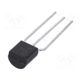 50 pcs : 2N7000 - Transistor: N-MOSFET, unipolar, 60V, 0.2A, 0.35W, TO92