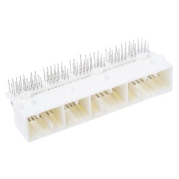 20 pcs - TE Connectivity MULTILOCK 040 III Series Right Angle Through Hole Mount PCB Socket, 94-Contact, 2-Row, Solder