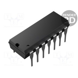 10 pcs : CD4001BE - IC: digital, NOR, Ch: 4, IN: 2, CMOS, THT, DIP14, CD4000