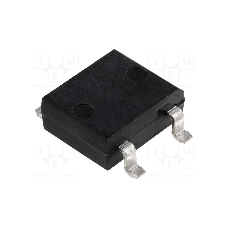 10 pcs : DF02S - Bridge rectifier: single-phase, 200V, If: 1.5A, Ifsm: 50A, SDIP 4L