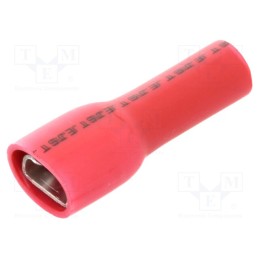 20 pcs : LVDDF1.25-187A-8RD(PA)(S)(LF)K - Terminal: flat, 4.8mm, 0.8mm, female, 0.5÷1.5mm2, crimped, red