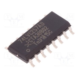 20 pcs : 74LVC257AD,112 - IC: digital, multiplexer, Ch: 4, IN: 2, CMOS,TTL, SMD, SO16, LVC,