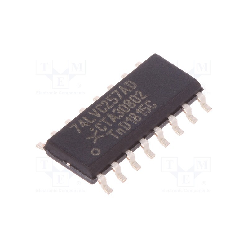20 pcs : 74LVC257AD,112 - IC: digital, multiplexer, Ch: 4, IN: 2, CMOS,TTL, SMD, SO16, LVC,