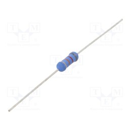 50 pcs : 5-1625885-7 - Resistor: metal oxide, 82kΩ, 1W, ±5%, Ø3.5x10mm, -55÷155°C