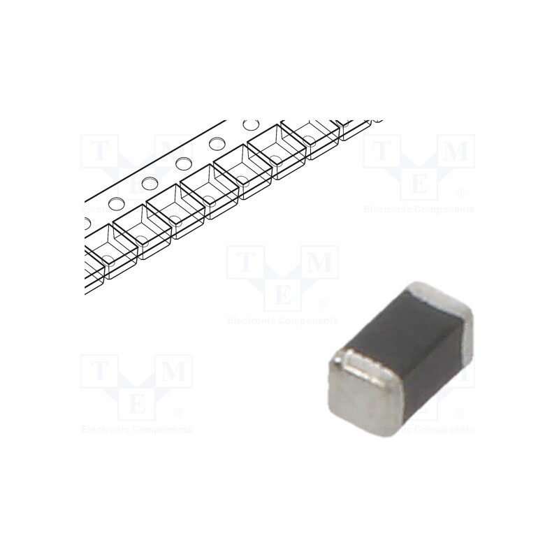 50 pcs : B72500E0140K060 - Varistor: multilayer, SMD, 0603, 14VAC, 18VDC, 0.2J, 30A, 40V, 3mW