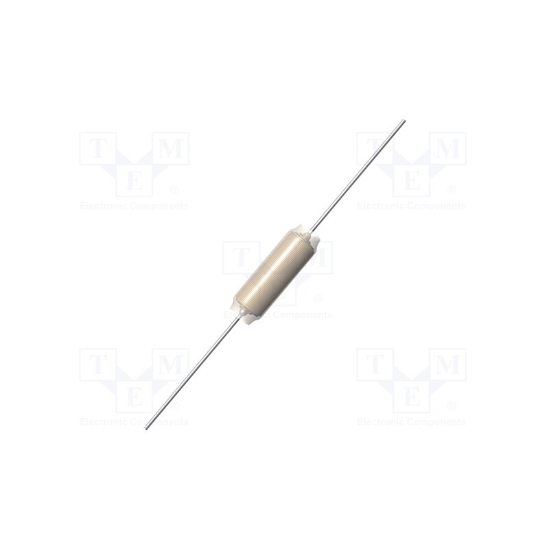 10 pcs : MESC-122M-01 - Inductor: wire, THT, 1200uH, 0.1A, 40800mΩ, Ø7.5x24mm, ±20%, 100kHz