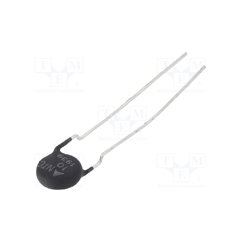 10 pcs : B57153S0100M000 - NTC thermistor, 10Ω, -55÷170°C, 1.4W, ±20%, THT, 2800K, Pitch: 5mm