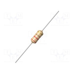 10 pcs : VHBCC-102J-02 - Inductor: wire, THT, 1000uH, 400mA, 4.2Ω, Ø6x16mm, ±5%, Leads: axial