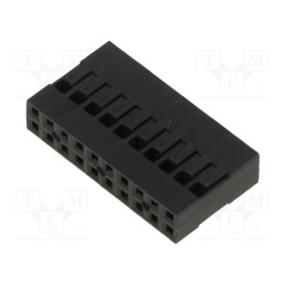 10 pcs : M20-1071000 - Plug, pin strips, female, 2.54mm, PIN: 20, w/o contacts, for cable