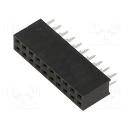 10 pcs : M20-7831046 - Socket, pin strips, female, 2.54mm, PIN: 20, THT, on PCBs, tinned