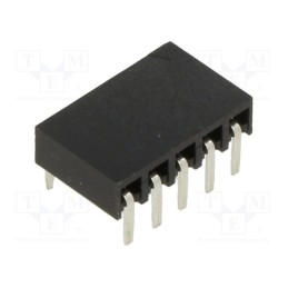 10 pcs : M20-7890546 - Socket, pin strips, female, 2.54mm, PIN: 5, THT, on PCBs, tinned