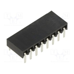 10 pcs : M20-7890846 - Socket, pin strips, female, 2.54mm, PIN: 8, THT, on PCBs, tinned
