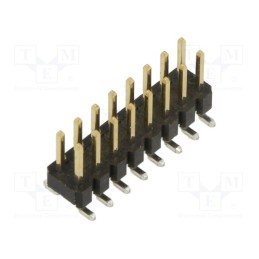 10 pcs : M20-8760842 - Pin header, pin strips, male, 2.54mm, PIN: 16, SMT, on PCBs