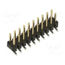 10 pcs : M20-8761042 - Pin header, pin strips, male, 2.54mm, PIN: 20, SMT, on PCBs