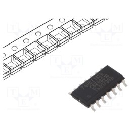 10 pcs : 74HCT132D,653 - IC: digital, NAND, Ch: 4, IN: 2, CMOS,TTL, SMD, SO14, , HCT