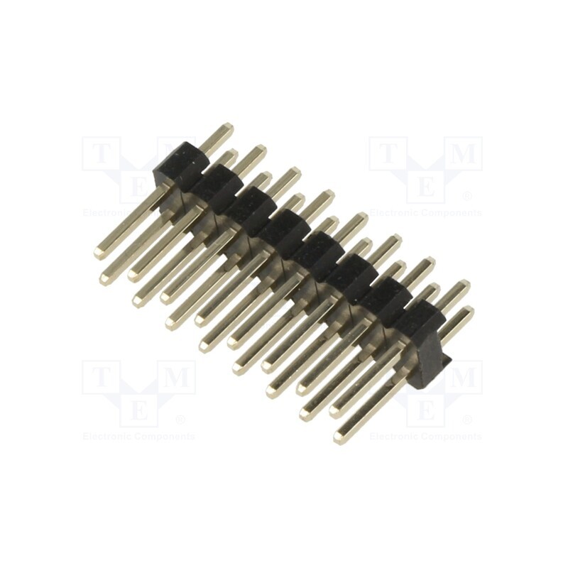 10 pcs : M20-9980845 - Pin header, pin strips, male, 2.54mm, PIN: 16, THT, on PCBs
