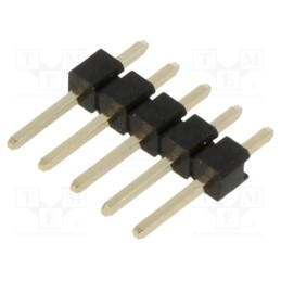 50 pcs : M20-9990545 - Pin header, pin strips, male, 2.54mm, PIN: 5, THT, on PCBs, straight