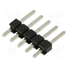 50 pcs : M20-9990546 - Pin header, pin strips, male, 2.54mm, PIN: 5, THT, on PCBs, tinned