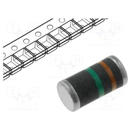 10 pcs : BYM13-60-E3/96 - Diode: Schottky rectifying, SMD, 60V, 1A, DO213AB,
