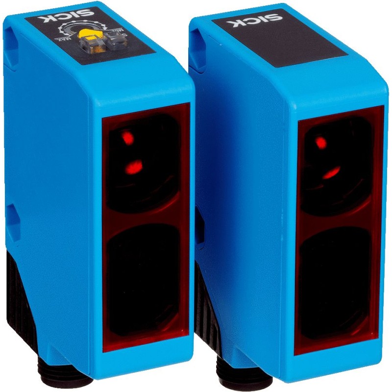 1 pcs - Sick Through Beam Photoelectric Sensor, Block Sensor, 0 - 50 m Detection Range