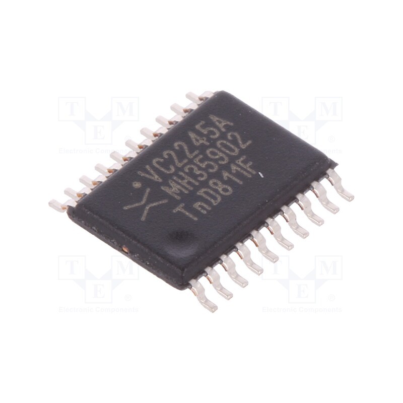 10 pcs : 74LVC2245APW,112 - IC: digital, transceiver, Ch: 8, CMOS,TTL, SMD, TSSOP20, 1.2÷3.6VDC