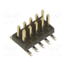 10 pcs : M50-3600542 - 5+5 Pos. Male DIL Vertical SMT Conn.