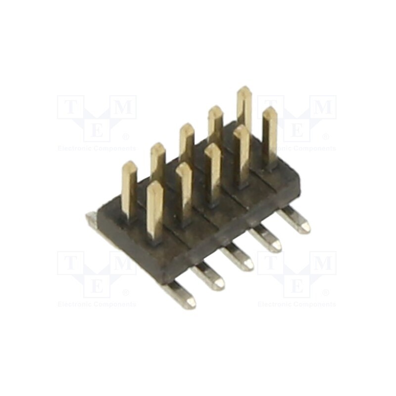 10 pcs : M50-3600542 - 5+5 Pos. Male DIL Vertical SMT Conn.
