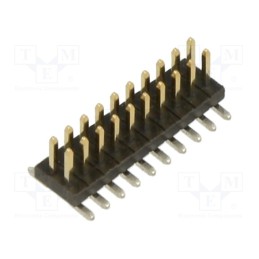 10 pcs : M50-3601042 - 10+10 Pos. Male DIL Vertical SMT Conn.