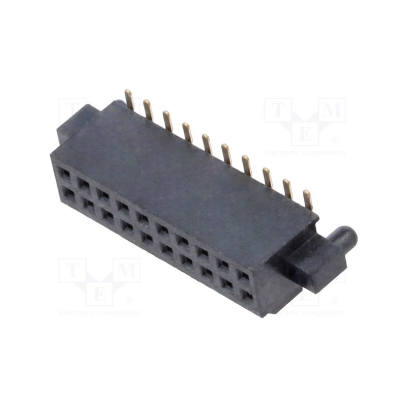 10 pcs : M50-4301045 - 10+10 Pos. Female DIL Vertical SMT Conn.