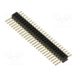 10 pcs : M52-040023V2545 - 25 Pos. Male SIL Vertical Throughboard Conn.