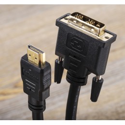 1 pcs - StarTech.com 1920 x 1200 Male HDMI to Male DVI-D Single Link Cable, 2m