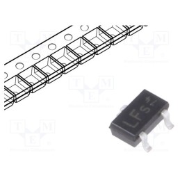 10 pcs : BSR802NL6327HTSA1 - Transistor: N-MOSFET, unipolar, 20V, 3.7A, 0.5W, SC59