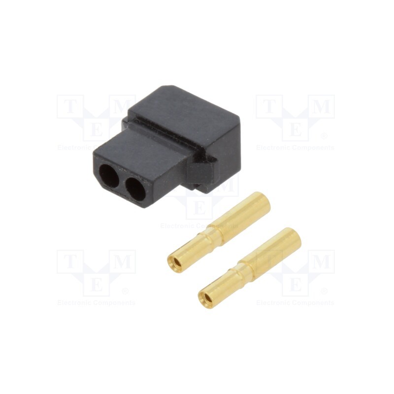 10 pcs : M80-8990205 - Plug, wire-wire/PCB, female, Datamate L-Tek, 2mm, PIN: 2, crimped