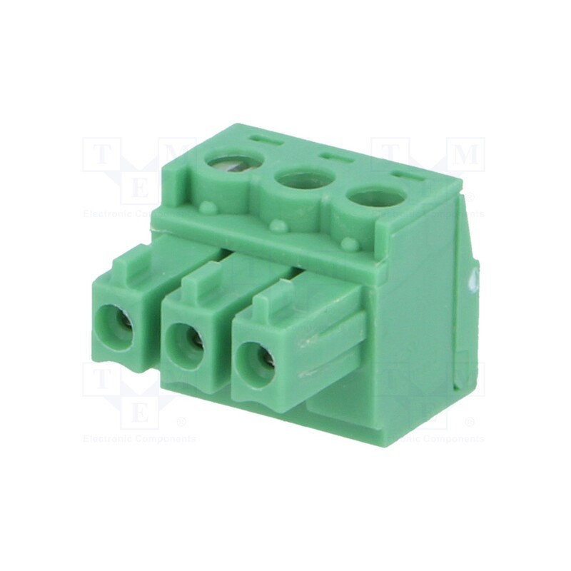 10 pcs : MC 1,5/ 3-ST-3,81 1803581 - Pluggable terminal block, 3.81mm, ways: 3, straight, plug, female