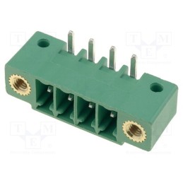 10 pcs : MC 1,5/ 4-GF-3,5 1843813 - Pluggable terminal block, 3.5mm, ways: 4, angled 90°, socket, male