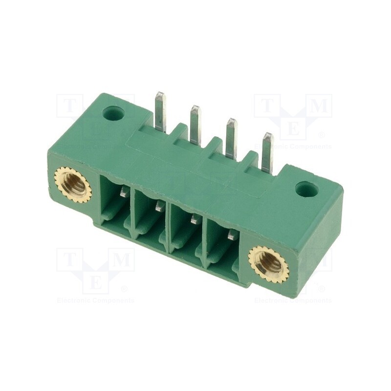 10 pcs : MC 1,5/ 4-GF-3,5 1843813 - Pluggable terminal block, 3.5mm, ways: 4, angled 90°, socket, male
