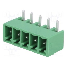10 pcs : MC 1,5/ 5-G-3,81 1803303 - Pluggable terminal block, 3.81mm, ways: 5, angled 90°, socket