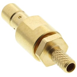 1 pcs - Radiall, jack Cable Mount SMB Connector, 50Ω, Crimp Termination, Straight Body
