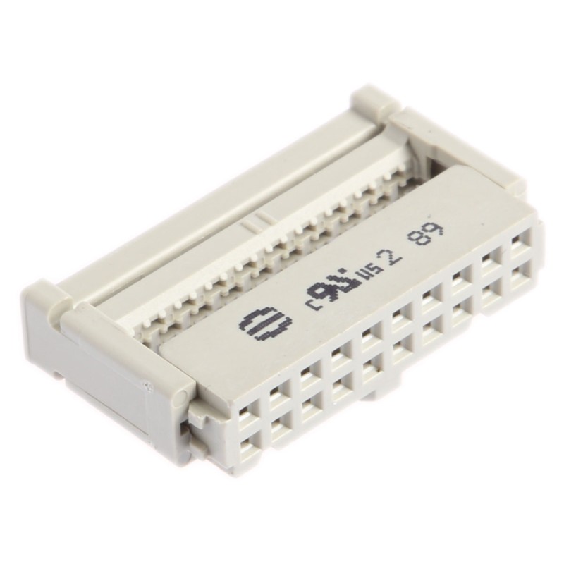 1 pcs - HARTING 20-Way IDC Connector Socket for Cable Mount, 2-Row