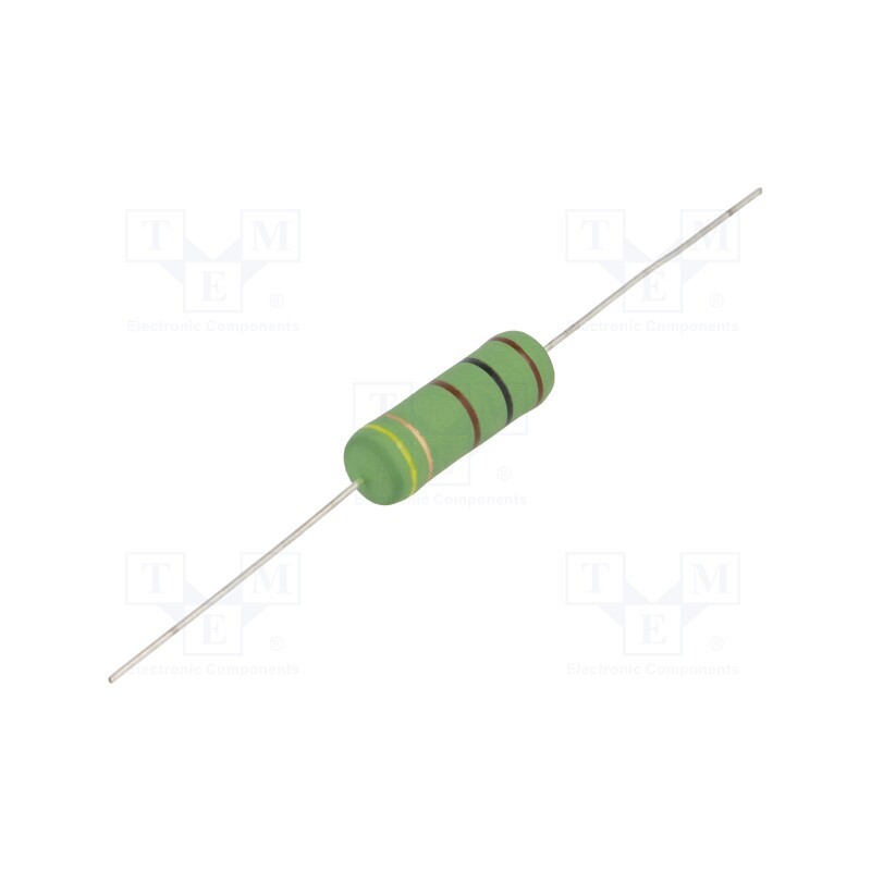 20 pcs : KNPA5WJ0101B00 - Resistor: wire-wound, high voltage, THT, 100Ω, 5W, ±5%, Ø8.5x25mm