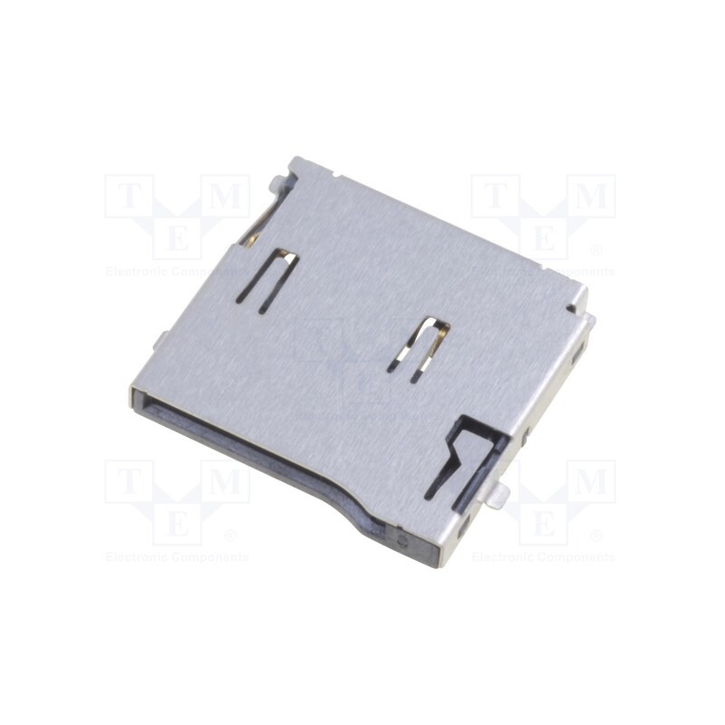 10 pcs : MCSP-Q1-08-A-SG-T/R - Connector: for cards, microSD, push-push, SMT, gold flash