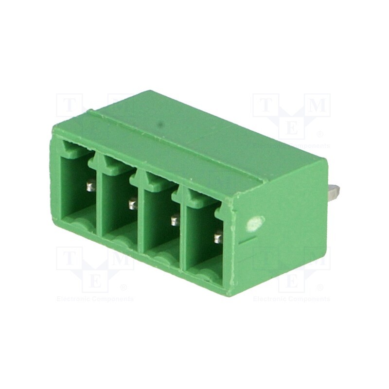 10 pcs : MCV 1,5/ 4-G-3,81 1803442 - Pluggable terminal block, 3.81mm, ways: 4, straight, socket, male