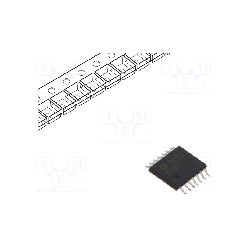 10 pcs : 74VHC132MTCX - IC: digital, NAND, Ch: 4, IN: 2, SMD, TSSOP14, 2÷5.5VDC, -40÷85°C, VHC