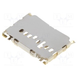 10 pcs : MEM2085-00-115-00-A - Connector: for cards, microSD, push-pull, SMT, gold flash, PIN: 8