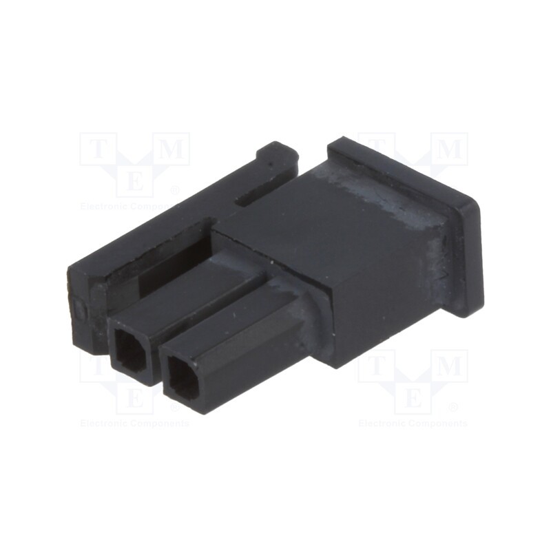 10 pcs : MF30-HFD1-02 - Plug, wire-board, female, MF30, 3mm, PIN: 2, w/o contacts, for cable